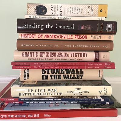 Civil War Books With Signed Copy Of “Grant’s Final Victory”