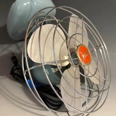Art Deco ‘Zero’ Metal Office Fan With Wall Or Ceiling Mount Capability