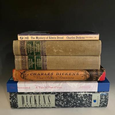 Charles Dickens Book Assortment with First Edition 