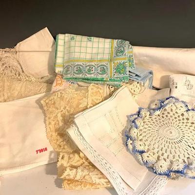 Vintage Handkerchiefs And Linens