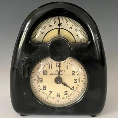 Noguchi Designed Hawkeye Measured Time Clock Timer