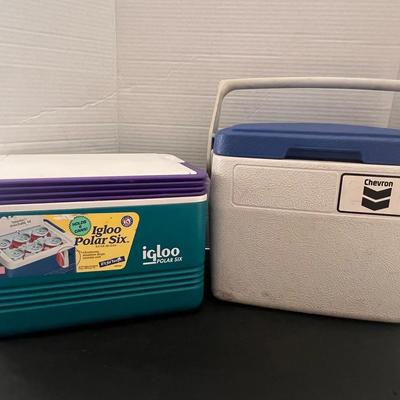 Igloo Polar Six Purple Green USA, Coleman Chevron Cooler Handle USA 