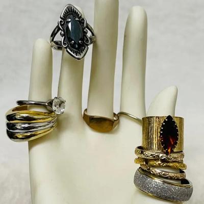 “Premier Designs” “Sarah Coventry” and More Fashion Rings