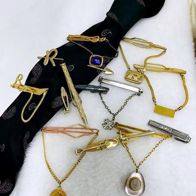 Mens Vintage Tie Bars from “Anson” “Hickok” and More
