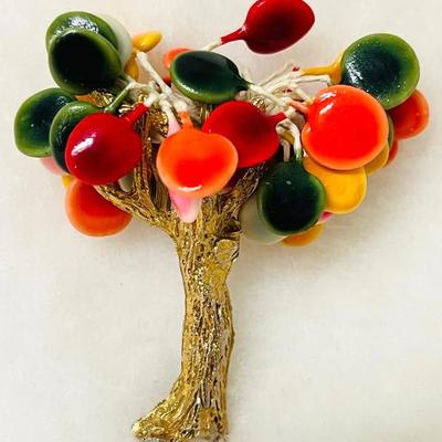 “House of Joy” Lollipop Tree Brooch
