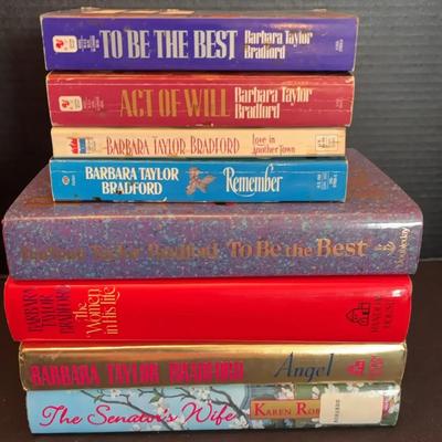 Barbara Taylor Bradford Hardback & Paperback Books - 8 Books