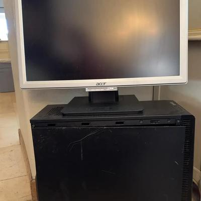 Custom Built Computer Tower And Acer 24” Monitor