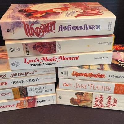 Romance Paperback Novels - 10 Books - Avon, Harlequin & More