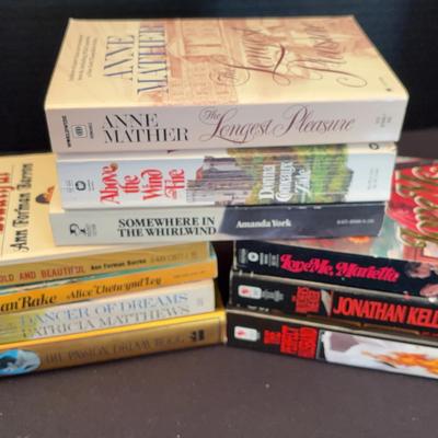 Paperback Novels - Romance, Thriller, Historical - 10 Books