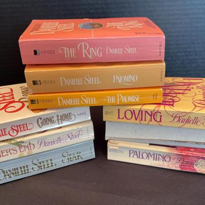 Pink Covers of Romance - Danielle Steel Paperback Collection - 9 Books