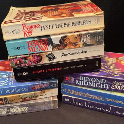 Romance Paperback Novels - Janet Louise Roberts & More - 10 Books