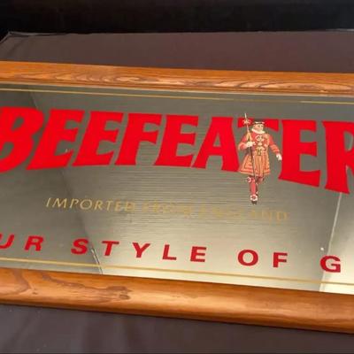 Beefeater London Dry Gin Advertising Mirror