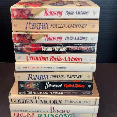 Phyllis A. Whitney Hardback & Paperback Novels - 12 Books