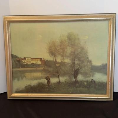 Jean Baptiste Camille Corot Bills D’Avray Framed Art 22x29