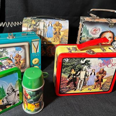 Collection Of Tin Totes / Lunchboxes - Wizard Of Oz 
