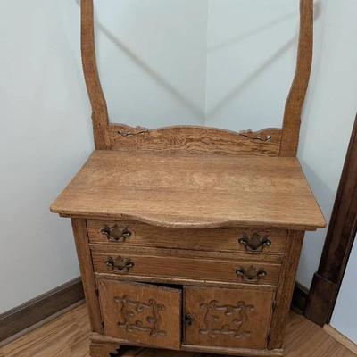 Oak Wash Stand
