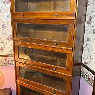 6 Tier Barrister Style Bookcase 