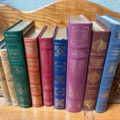 Group Of Leather Bound Library Classics