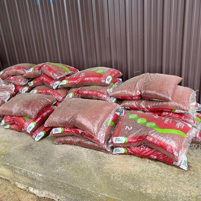 Lot Of Premium Red Mulch - New In Bags