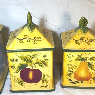 Certified International Corporation 4 Pc Canister Set