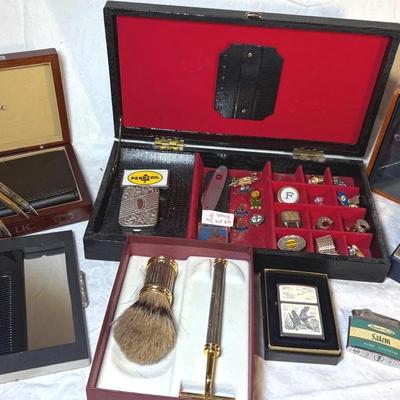 Men’s Wardrobe Collectibles-Knives, Wallet, Lighters, Pens & More
