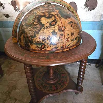 World Globe Bar Cabinet Italian Design