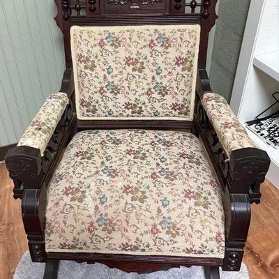 Antique Platform Rocking Chair