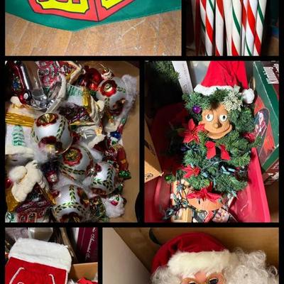 Mystery Christmas Lot-Ornament’s, Decor, Lights 