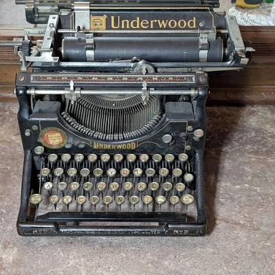 Antique Underwood Typewriter 