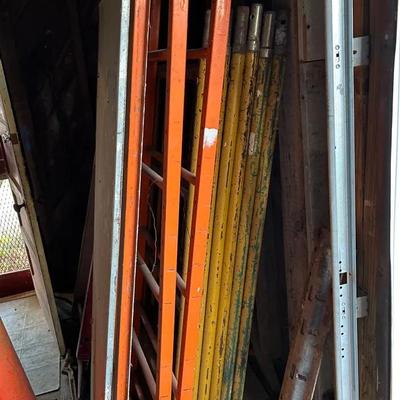 Assortment Of Scaffolding And Walk Boards 