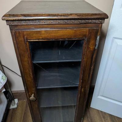 3 Shelf, Glass Door Front Cabinet
