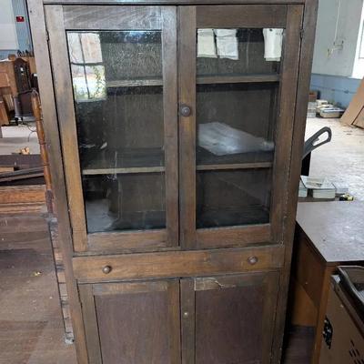 Pine China Cabinet
