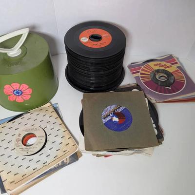 Assortment Of Vintage 45 Records