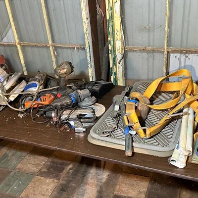 Group Of Shop Tools And Supplies 