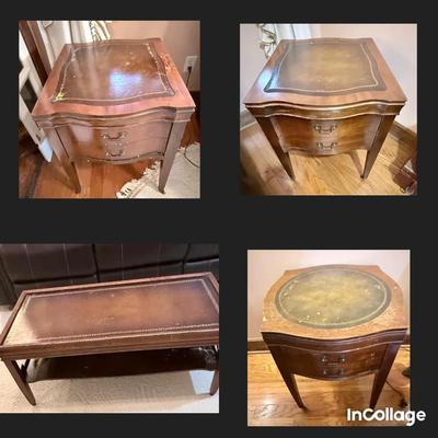 Vintage Set Of End/side Tables And Coffee Table