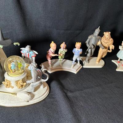 4 Lenox Porcelain Wizard Of Oz Character Scenes 