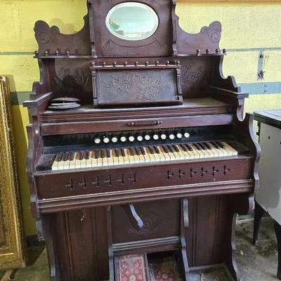 Cornish & Co. Antique Pump Organ Player