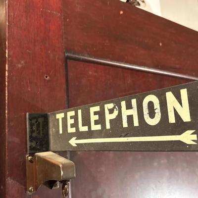 Vintage Public Telephone Booth