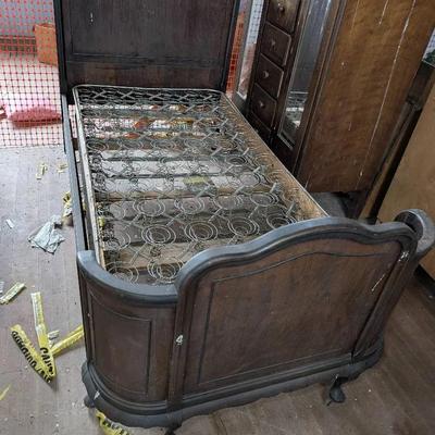 Antique Single Size Bed Frame