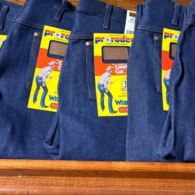 6 Pr NEW Wrangler Jeans 36x32, Pro Rodeo Cowboy Cut