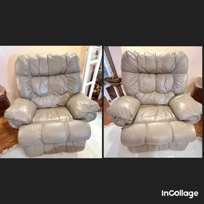 Leather Like Rocking Reclining Chairs 