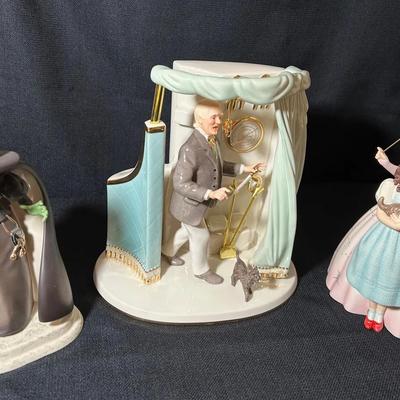 3 Lenox Wizard Of Oz Figures 
