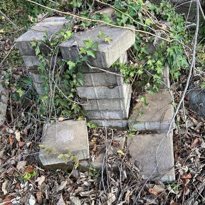 Group Of Concrete Pavers 8”x8”x 2”Thick 