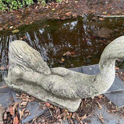 Pair Of Concrete Mermaids 
