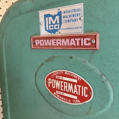 Sale Photo Thumbnail #240: Powermatic Scroll Saw 