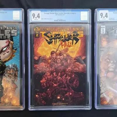 3 CGC Graded Teenage Mutant Ninja Turtles Comics