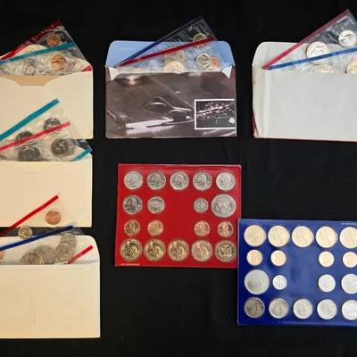 1971, 72, 87, 92, 96 and 2009 P&D Mint Issued Mint Sets