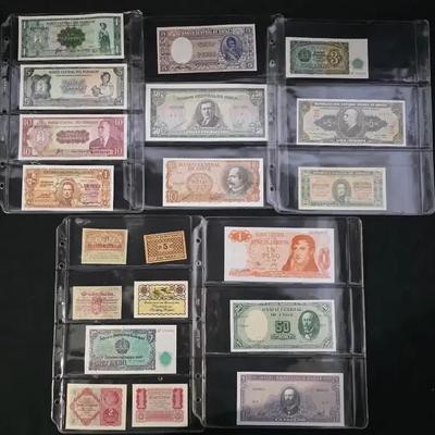 20 Foreign Notes, All Uncirculated 