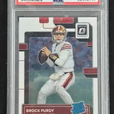 2022 Brock Purdy Donruss PSA 8 Rookie Card