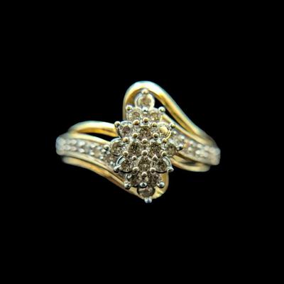 10K Yellow Gold Diamond Ring, NAGL #1211499